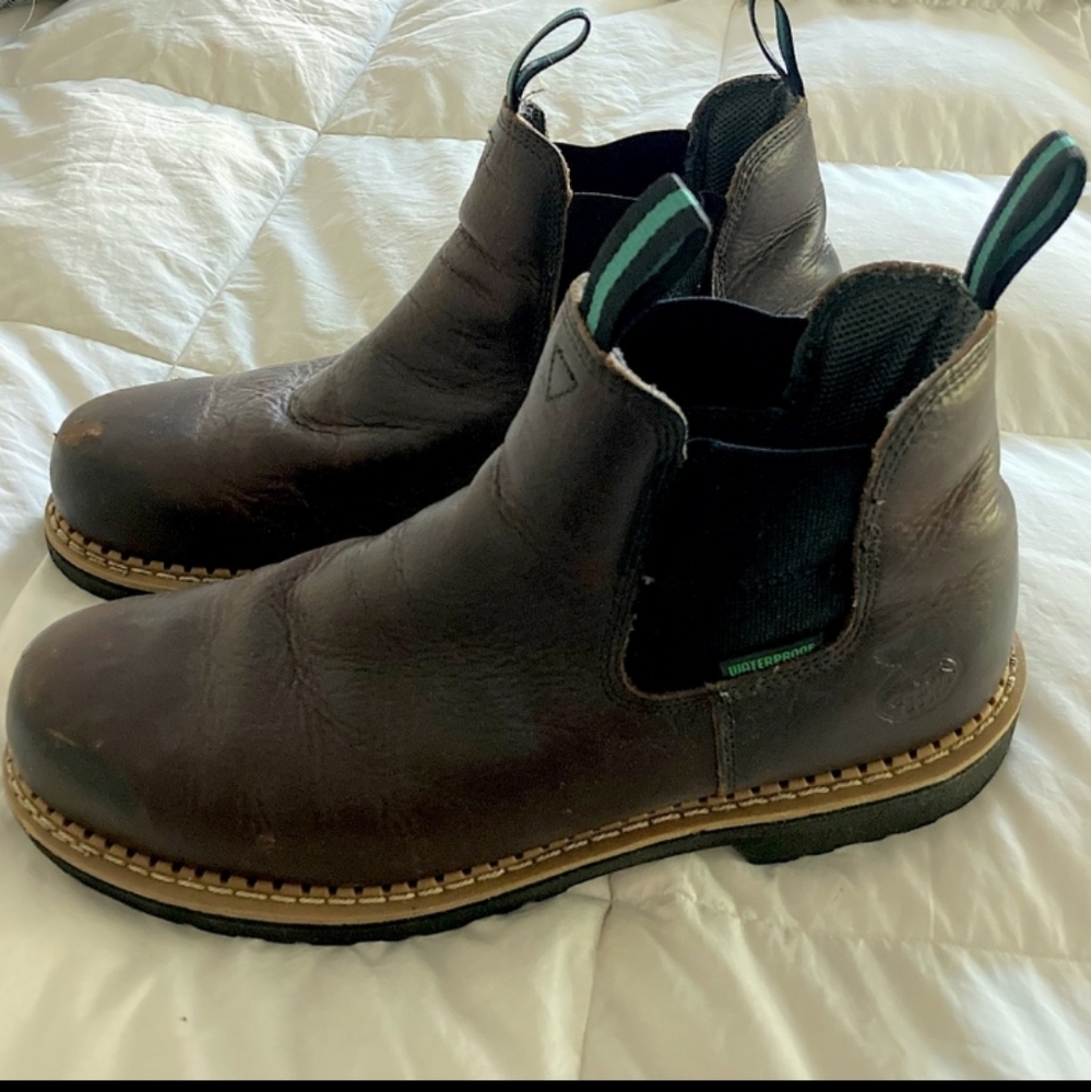 Georgia Boot - waterproof slip on work boots